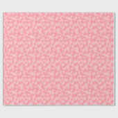 Satijnen linten - schelp roze cadeaupapier (Vlak)
