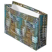 Satijnen quilt binder groot cadeauzakje (Voorkant Gekanteld)
