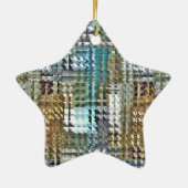 Satijnen quilt keramisch ornament (Achterkant)