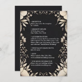 Satijnstof Fluweel Kant Linnen Papier Bruiloft Informatiekaartje (Voorkant / Achterkant)