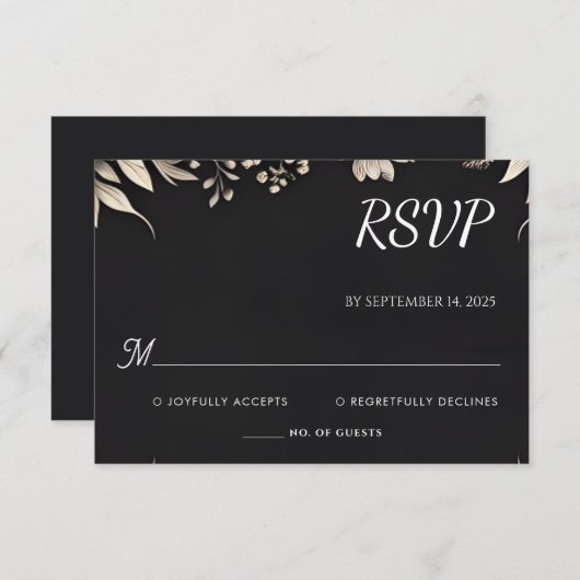 Satijnstof Fluweel Kant Linnen Papier Bruiloft RSVP Kaartje (Voorkant / Achterkant)