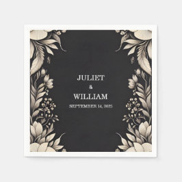 Satijnstof Fluweel Kant Linnen Papier Bruiloft Servet