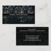 Satin Damask ・ Elegant Visitekaartje (Voorkant / Achterkant)