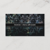 Satin Damask ・ Elegant Visitekaartje (Voorkant)