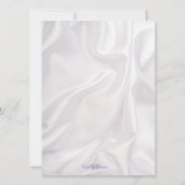 Satin Diamond Cross First Community Invitation Kaart (Achterkant)