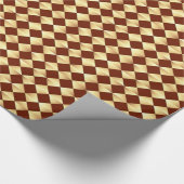 Satin Diamonds uit het midden van de eeuw - goud e Cadeaupapier (Hoek)