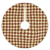 Satin Diamonds uit het midden van de eeuw - goud e Kerstboom Rok (Voorkant)