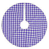 Satin Diamonds uit het midden van de eeuw - kobalt Kerstboom Rok (Voorkant)