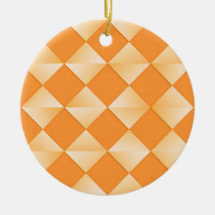 Satin Diamonds uit het midden van de eeuw - mandar Keramisch Ornament