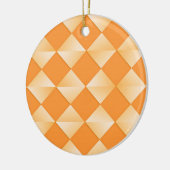 Satin Diamonds uit het midden van de eeuw - mandar Keramisch Ornament (Links)