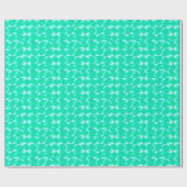 Satin Diamonds uit het midden van de eeuw - roodbl Cadeaupapier (Vlak)