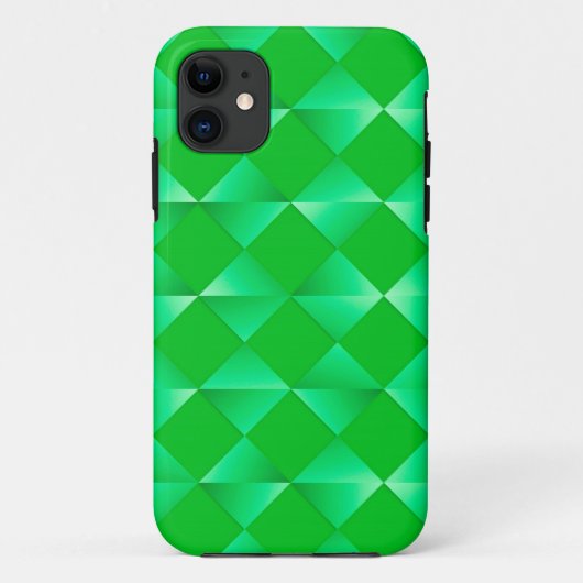 Satin Diamonds uit het midden van de eeuw - smarag Case-Mate iPhone Case (Achterkant)