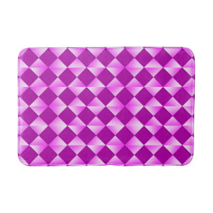 Satin Diamonds uit het midden van de eeuw - violet Badmat