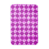 Satin Diamonds uit het midden van de eeuw - violet Badmat (Voorkant Verticaal)