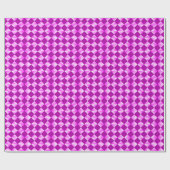 Satin Diamonds uit het midden van de eeuw - violet Cadeaupapier (Vlak)