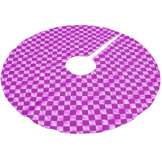 Satin Diamonds uit het midden van de eeuw - violet Kerstboom Rok (Gekanteld)