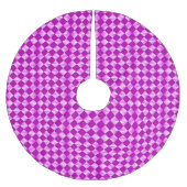 Satin Diamonds uit het midden van de eeuw - violet Kerstboom Rok (Voorkant)