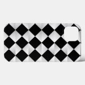 Satin Diamonds uit het midden van de eeuw - zwart- Case-Mate iPhone Case (Achterkant (horizontaal))