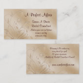 Satin Elegance Visitekaartje (Voorkant / Achterkant)