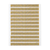 Satin Gold Honey Jar Security Label (Vel)