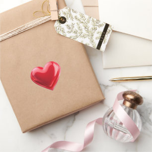 Satin Heart stickers