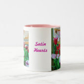 Satin Hearts Tweekleurige Koffiemok (Center)