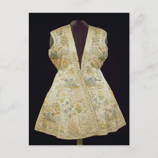 Satin Hunting Coat, geborduurd met Silks in Briefkaart (Voorkant)