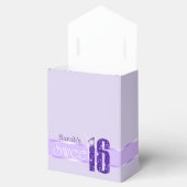 Satin Jewel Sweet Sixteen Paarse ID260 Bedankdoosjes (Geopend)