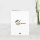 Satin Lace Monogram Dank je wel Bedankkaart (Achterkant)