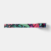 Satin lint met bloemendecor Parastas (Voorkant)