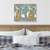 Satin Quilt Canvas Afdruk (Insitu (Slaapkamer))