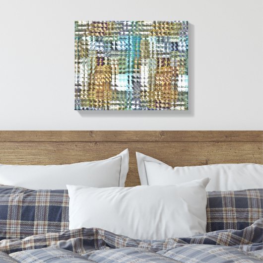 Satin Quilt Canvas Afdruk (Insitu (Slaapkamer))