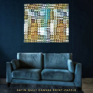 Satin Quilt Canvas Afdruk