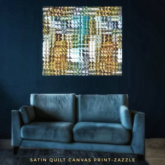 Satin Quilt Canvas Afdruk