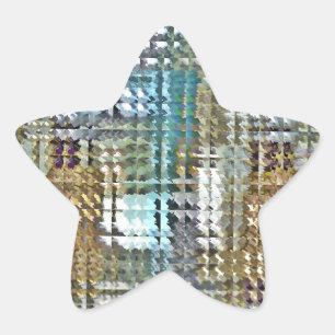 Satin Quilt Ster Sticker