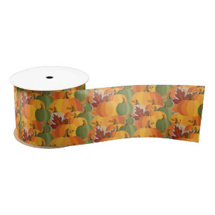 Satin Ribbon-Autumn Harvest Satijnen Lint