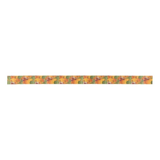 Satin Ribbon-Autumn Harvest Satijnen Lint (Voorkant)