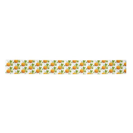 Satin Ribbon-Autumn Pumpkin Satijnen Lint (Voorkant)