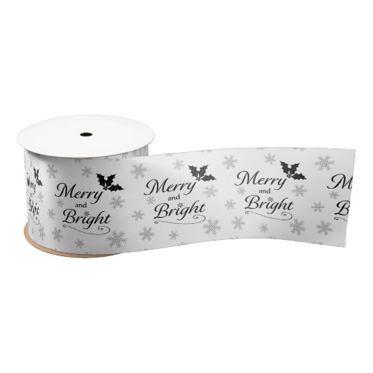 Satin Ribbon, droog en helder, met kerstmis Satijnen Lint (Spoel)