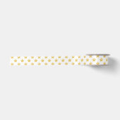 Satin Ribbon-Gold Stars Satijnen Lint (Voorkant)