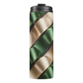 Satin Ribbon Pattern – Elegant Soft Fabric Loop  Thermosbeker