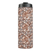 Satin Ribbon Pattern – Elegant Soft Fabric Loop  Thermosbeker (Voorkant)