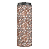 Satin Ribbon Pattern – Elegant Soft Fabric Loop  Thermosbeker (Achterkant)