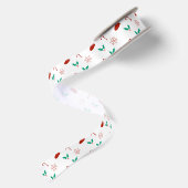 Satin Ribbon, prettig kerstfeest Satijnen Lint (Achterkant)