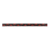 Satin Ribbon-Red Roses Satijnen Lint (Voorkant)