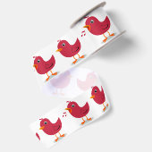 Satin Ribbon/Singing Cardinals Satijnen Lint (Achterkant)
