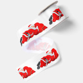 Satin Ribbon/Slapende Santa Satijnen Lint (Achterkant)