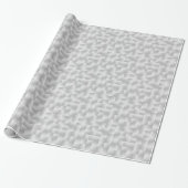 Satin Ribbons - Zilver grijs Cadeaupapier (Uitgerold)