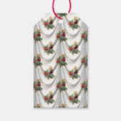 Satin rozen cadeau labels cadeaulabel (Voorkant)