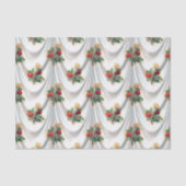 Satin rozen tissue papier (Voorkant)